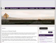 Tablet Screenshot of mayfairwealth.com